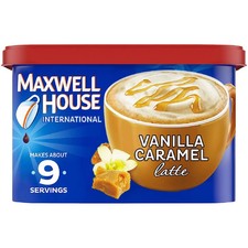 Maxwell House International Vanilla Caramel Latte Café-Style Instant Coffee