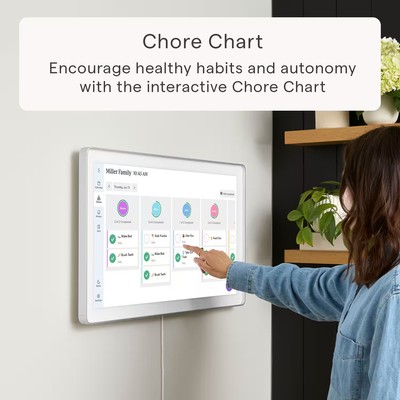 Calendario Digital Skylight Cal Max - Pantalla Grande, Actualizable, Ideal Para Hogar U Oficina, Con Funciones De Recordatorio Y Organización