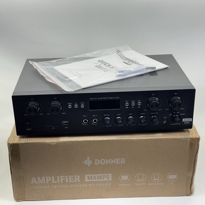 Donner MAMP5 Bluetooth 5.0 Premium 440W 4 Channel Stereo Home Audio Amplifier