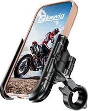 Motorcycle Phone Mount with Aluminum Alloy Mounting Base Camera Friendly  1...