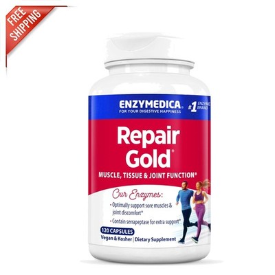 Serrapeptase & Bromelain Joint Recovery Formula - , Gluten-Free, 120 Count