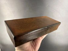 JAN BARBOGLIO iron Box🌹 8"x3.5" RETIRED Hand Forged Trinket box SIGNED Rustic