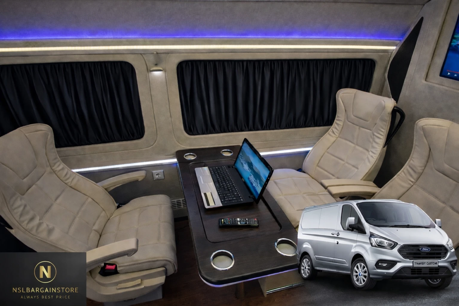 FORD TRANSIT CUSTOM BLACKOUT CURTAINS CAMPERVAN CURTAIN CAMPER BLINDS CURTAIN
Opens in a new window