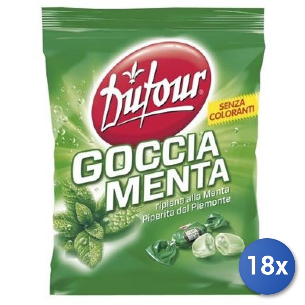 18X Multipack Dufour Mint Drop Candies 150G