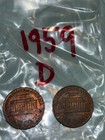 ❤️(9) 1959 D Lincoln Wheat Penny "L" in Liberty on Rim of Coin — photo 7