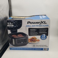 PowerXL Grill Air Fryer Home - Black, 5.5 qt