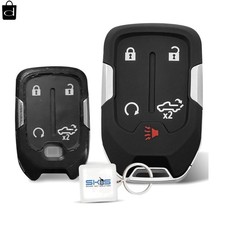 Key Fob Cover For Chevy Silverado  GMC Sierra 2019-2022 5 Buttons No Chip New