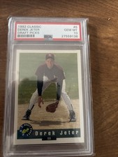 Derek Jeter Card #6 Classic Draft Picks 1992 GEM MT 10 HOF