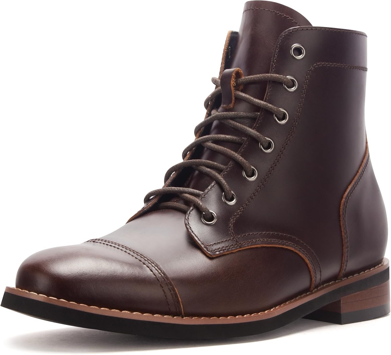 S Dress Boots - Casual Lace-up Chukka Leather Boots For Men 12