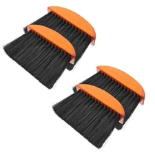  4pcs Wooden Fireplace Cleaning Brushes: Hand Broom for Home Cleaning - Small