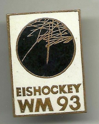 Ice Hockey Pin A World Cup 1993 Germany in White 210 NHL DEL