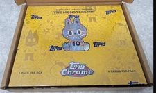 2025 Topps Chrome Labubu 10th Anniversary Hobby Box - IN HAND - Factory Sealed