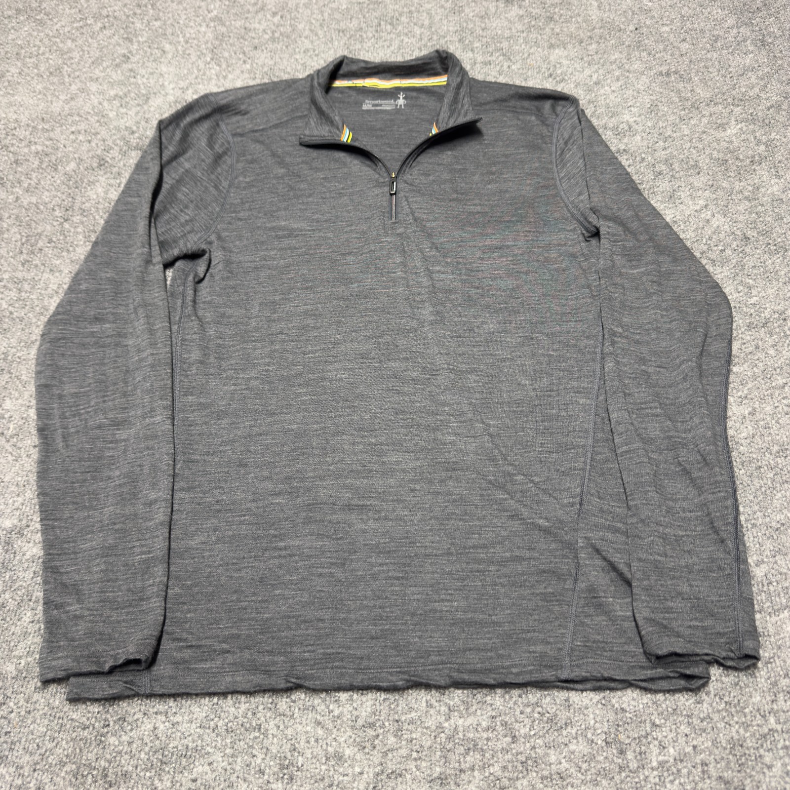 Smartwool Wool Blend Base Layer Quarter Zip Pullo… - image 2