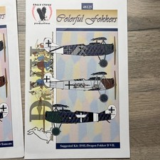 Colorful Fokkers ) VII Fokker D.VII by Eagle Strike in 1/48 scale 
