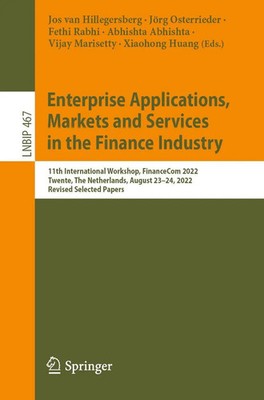 Enterprise Applications, Markets and Services in the Finance Industry | Buch
