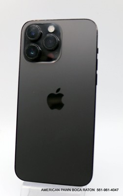 Apple iPhone 14 Pro Max 128GB Space Black MQ8N3LL/A Unlocked READ