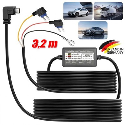 Hardwire Kit Dashcam Kfz Hardwire Kit Dashcams 12V-24V Dauerstromversorgung DHL