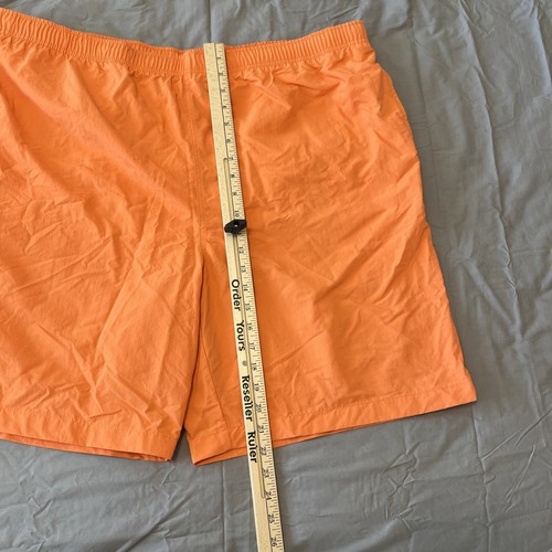 NWT Lands' End Men's Papaya Orange Swim Trunks Size XXL - Picture 5 of 10