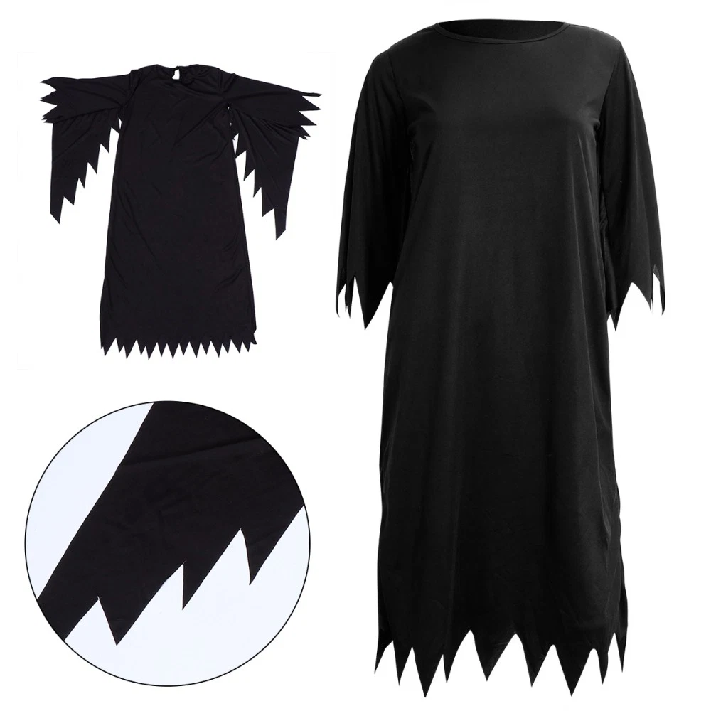 VETEMENTS 1PZ Halloween Vestito Fantasia Terrore Abito Morte per Maschera Cosplay