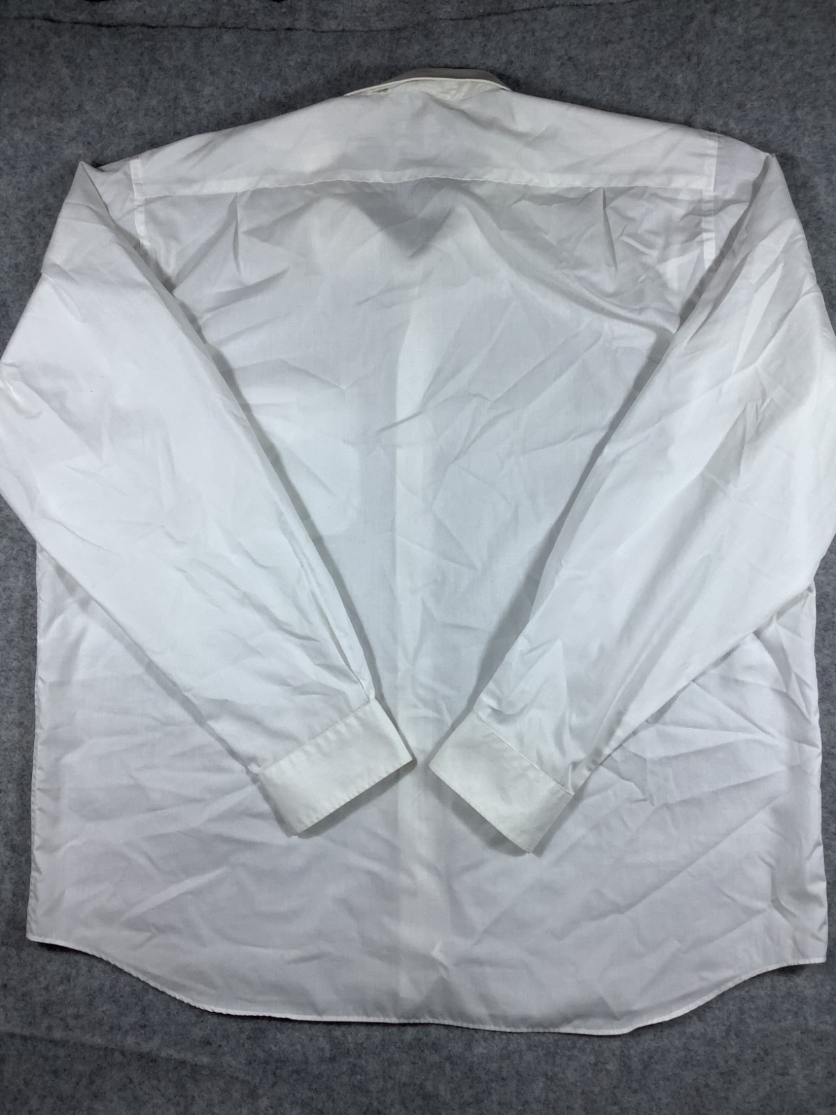 George White Cotton Formal Shirt Size 17 Collar Sku 287 image 3