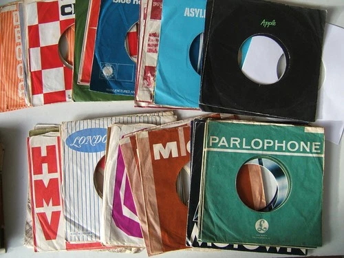 VINTAGE 45 RPM VINYL SINGLE 7 inch RECORD COVERS/S