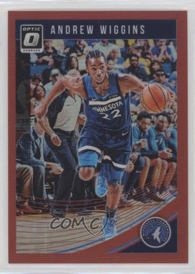 2018-19 Panini Donruss Optic Red Prizm 74/99 Andrew Wiggins #135 7n6