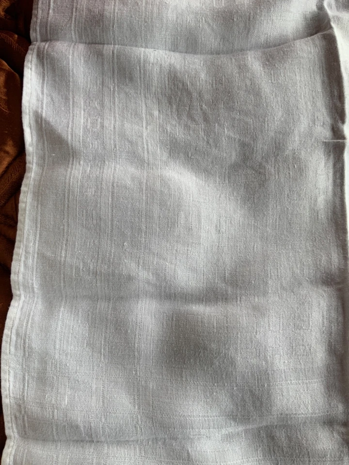 lot de 10 serviettes de table monogramme - Photo 4/4