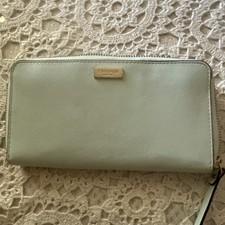 Kate Spade Zip Around Wallet Mint Green - great condition