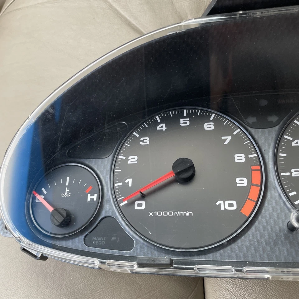 Usado 94-01 Acura Integra tipo R calibre clúster USDM. aguja roja. DC2 Foto 3 de 4