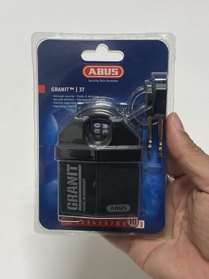 ABUS 37/60 RK Granit Alloy Steel Padlock, Keyed Different