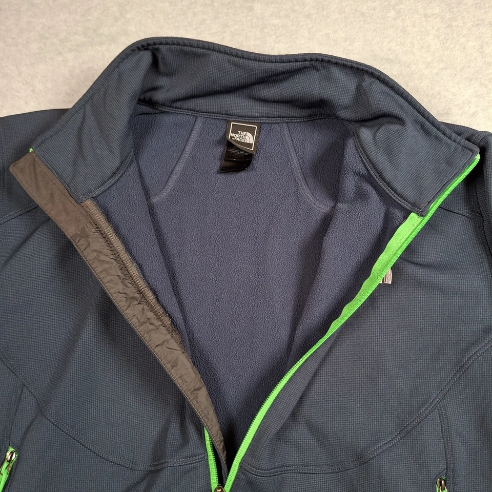 Chaqueta The North Face Fuseform Grid Dolomiti Cremallera Completa Hombres XL Azul Verde Neón Foto 3 de 4