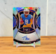 2025 Panini Select - Tre Harris - Rookie Signatures Silver Prizm Auto