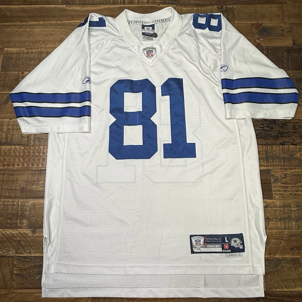 Camiseta deportiva de colección NFL Reebok Premier Dallas Cowboys Terrell Owens #81 para hombre talla L 🏈 Foto 2 de 4