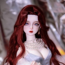 1/4 1/3 Soft Wave Curly Hairs High-temperature Fibers Silk Wig For BJD Doll