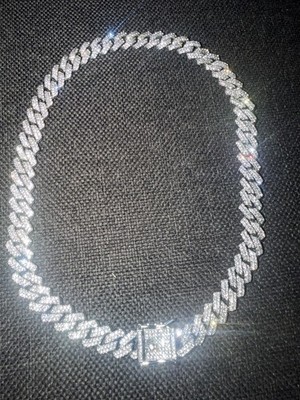 Schmale Cuban Link Kette   Glänzend   Dubai Import   Herren Schmuck