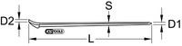 KS Tools Edelstahl Nageleisen, 1200Mm (964.3214)