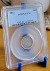1842 Liberty Seated Dime PCGS VF20
