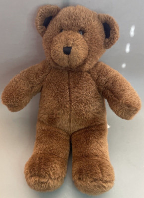 Vintage Build a Bear Teddy Brown Stitched Nose Plush Toy Stuffed Animal