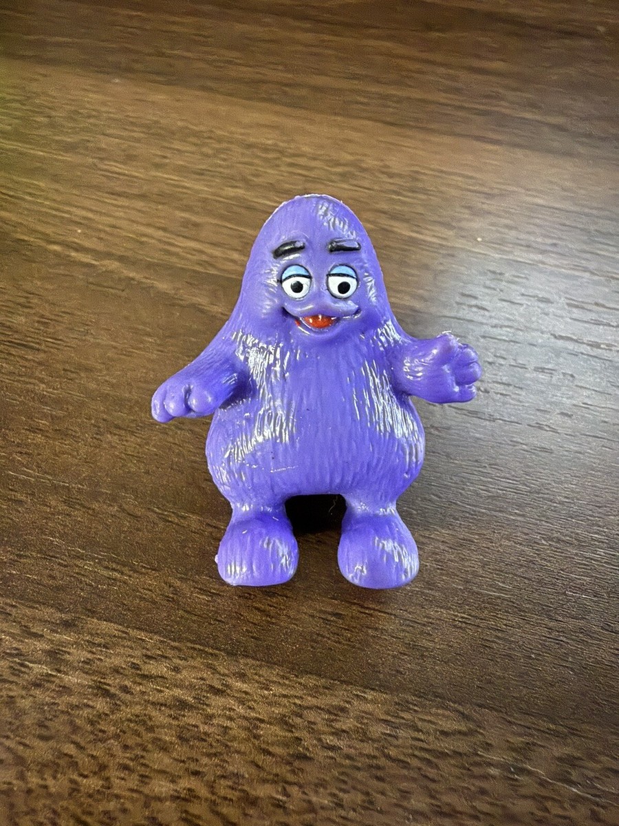 McDonalds Grimace PVC 2” Purple Figurine 1990 Toy 90s Happy Meal