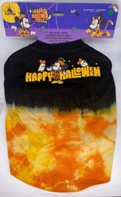 Disney Pet Spirit Jersey Happy Halloween Dog Shirt RETIRED 2022 - NEW (XS - XL)