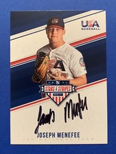 JOSEPH MENEFEE Signed 2018 Panini Stars & Stripes TEXAS A&M AGGIE Autograph Auto