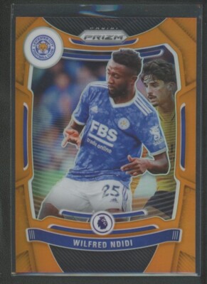 2021-22 Wilfred Ndidi 08/25 panini prizm premier league orange