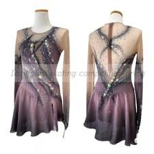 manufacturer store girls ice figure skating dress hand made
