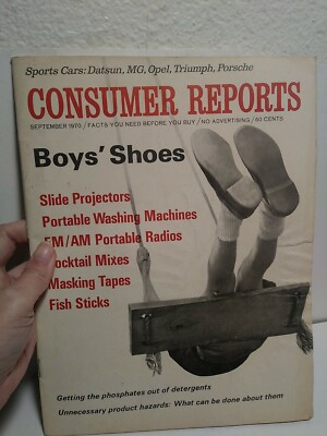 Consumer Reports Sep 1970 Like My Shoes? They're New!  M 261