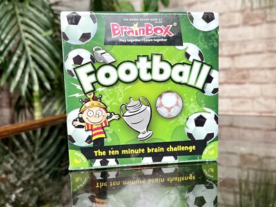BRAINBOX - FOOTBALL Zehn Minuten Gehirn Herausforderung Lernspiel Spaß NEU & VERSIEGELT