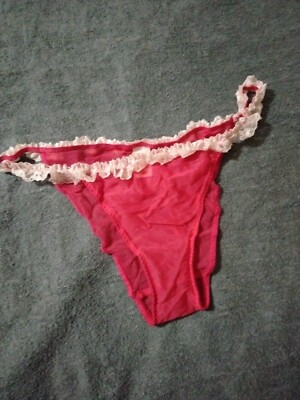 victoria secret string bikini panties large