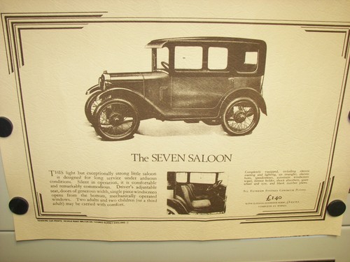 Vintage Austin: The Seven Saloon Poster - Picture 3 of 3