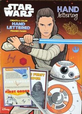 Star Wars Hand Lettering Workbook Create  Color Framed Pages New