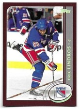 ERIC LINDROS 2002-03 TOPPS GOLD FACT SET CARD NEAR MINT CONDITION