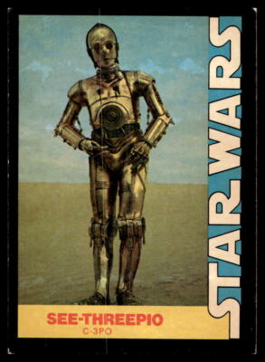 1977 Wonder Bread Star Wars #7 See-Threepio / C-3PO   VG-VGEX (MK)